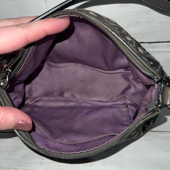 Coach Leopard Mini baguette shoulder bag - Picture 5 of 5